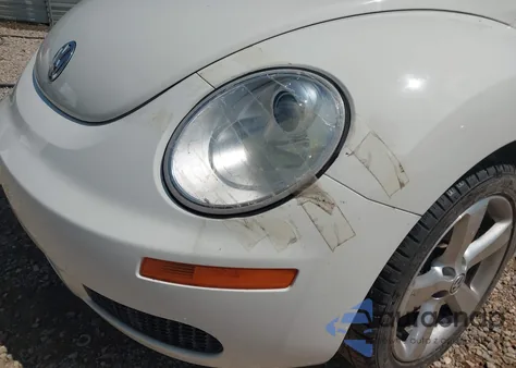 2007 Volkswagen New Beetle Triple White из США, поврежденный, VIN 3VWFF31Y77M421510